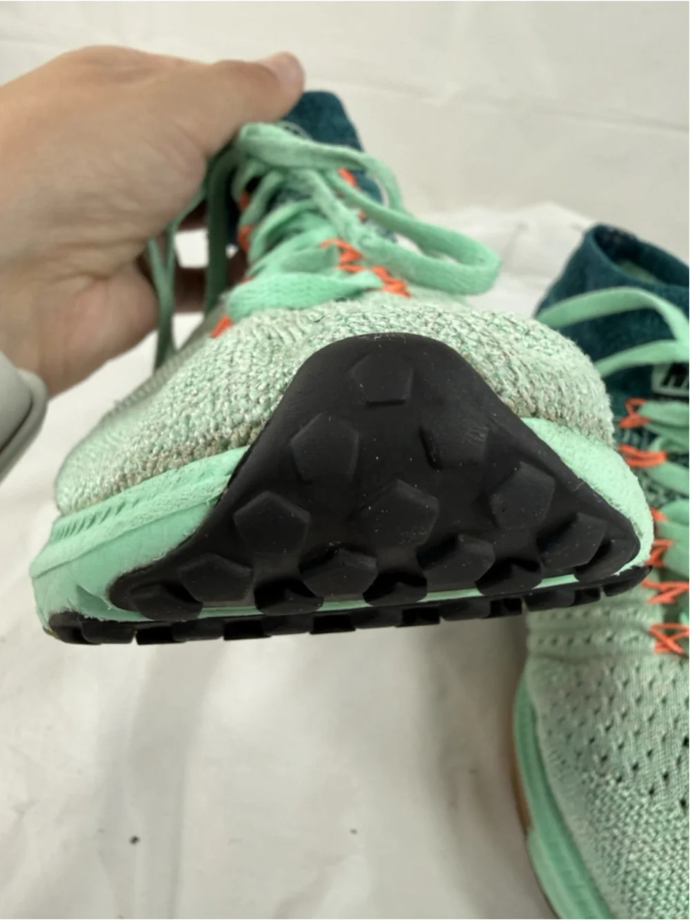 Nike LunarEpic Flyknit H2O Repel Shield Green Running Shoes 849665-300 Women 7